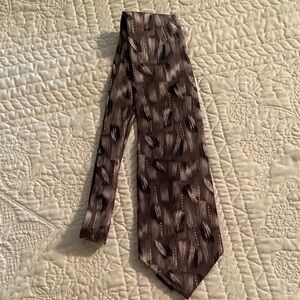 Pierre Cardin Dark Brown Textured Tie